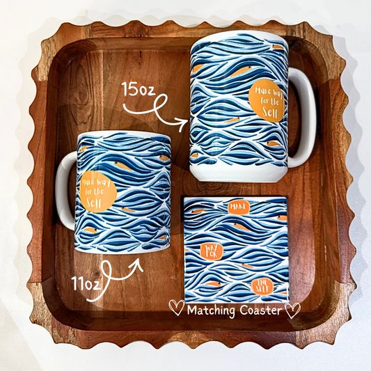 Make Way for the Self - Ceramic Coaster