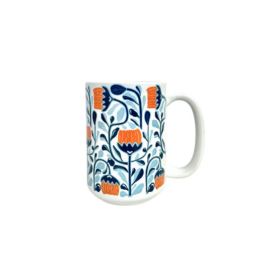 Blooming in the Wild - Dawn - 15oz Ceramic Mug