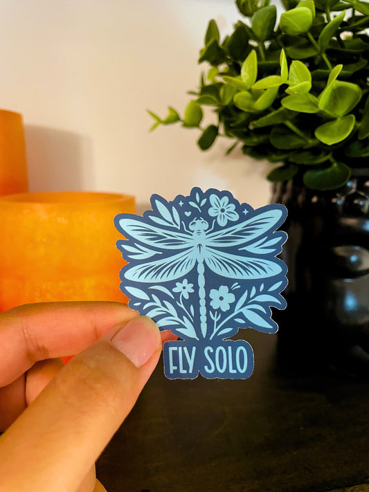 Fly Solo - Vinyl Sticker
