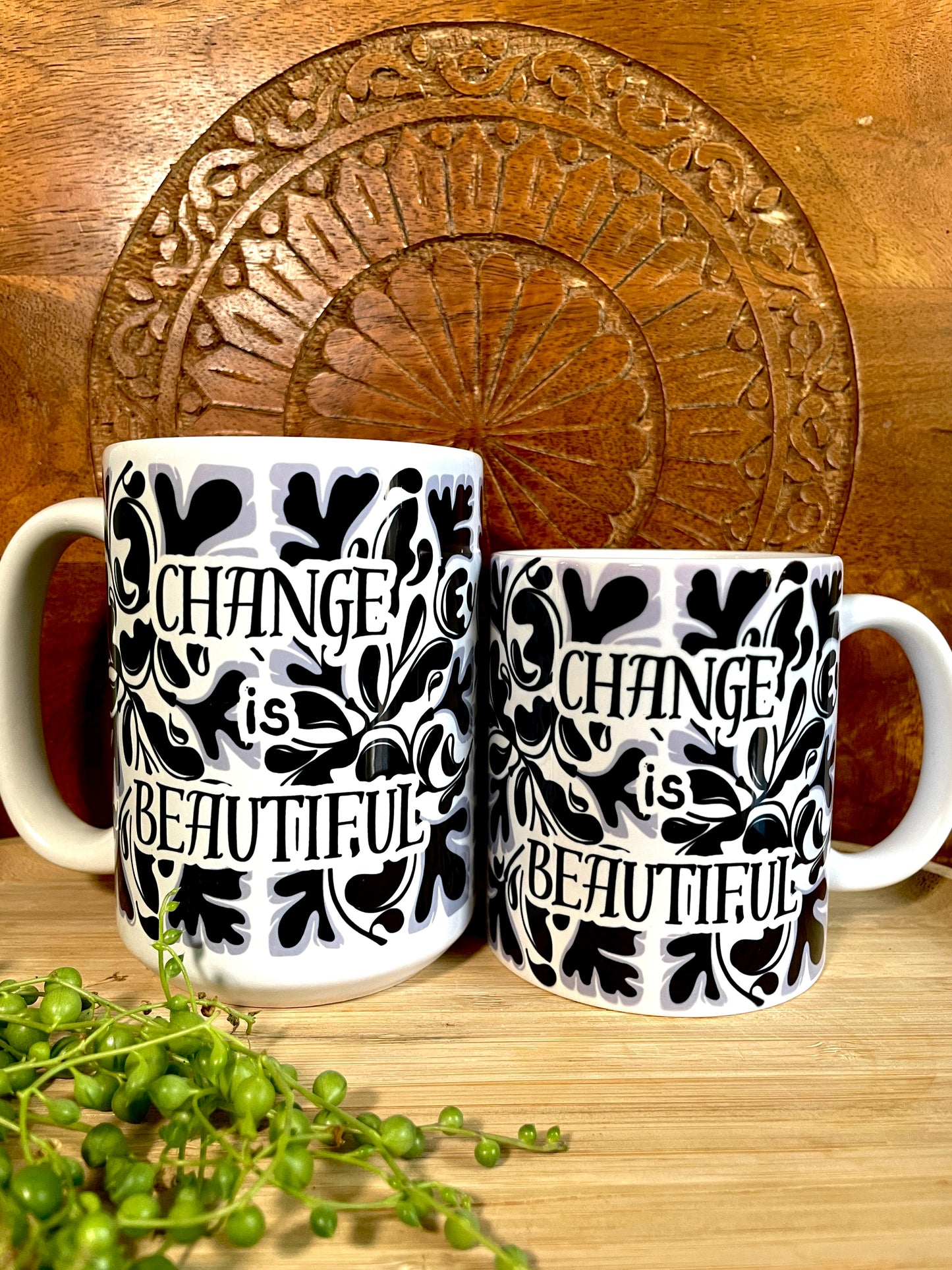 Change is Beautiful - Midnight - 15oz Ceramic Mug