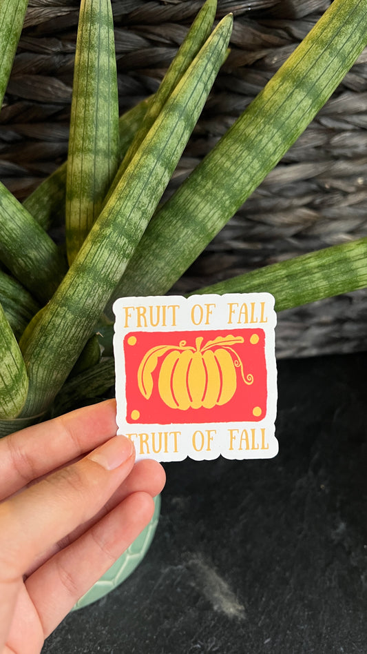 Fruit of Fall - Vinyl Sticker