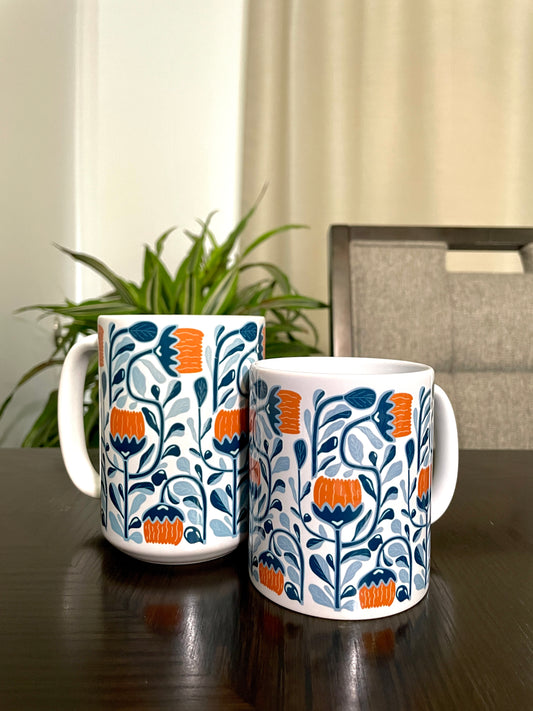 Blooming in the Wild - Dawn - 15oz Ceramic Mug