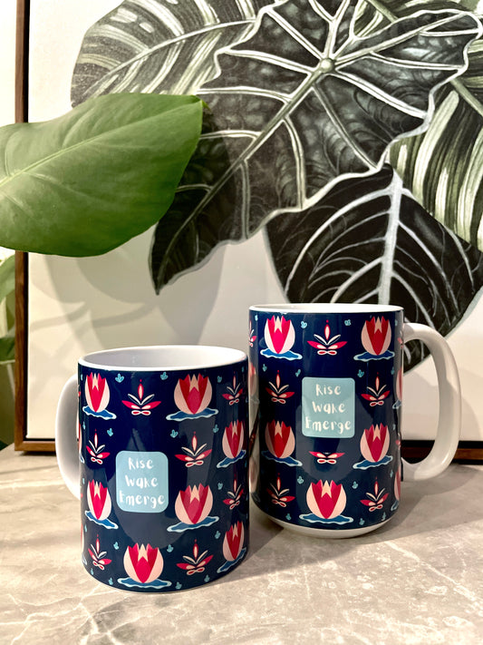 Rise Wake Emerge - 11oz Ceramic Mug