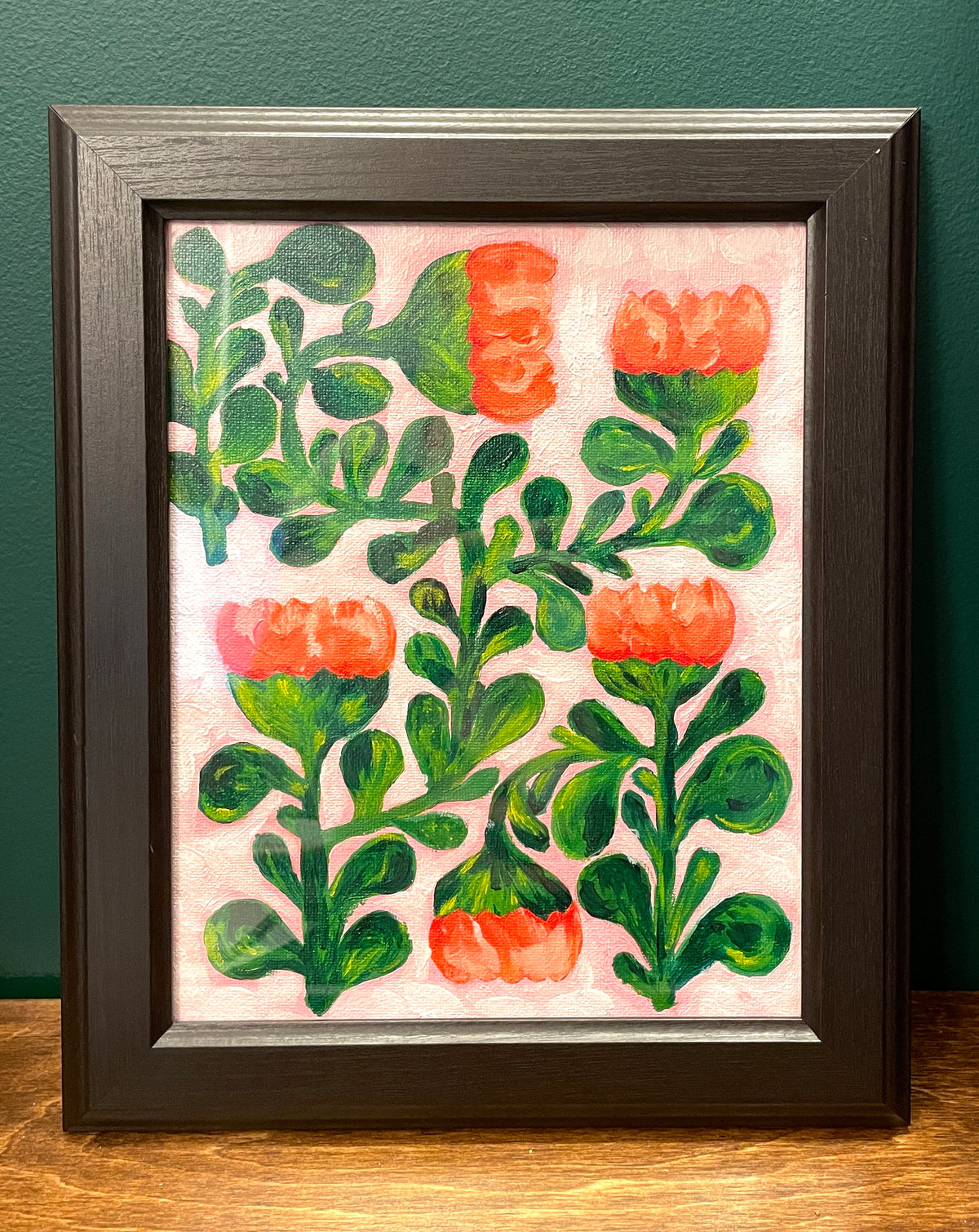 Peach Dreams - Acrylic Painting