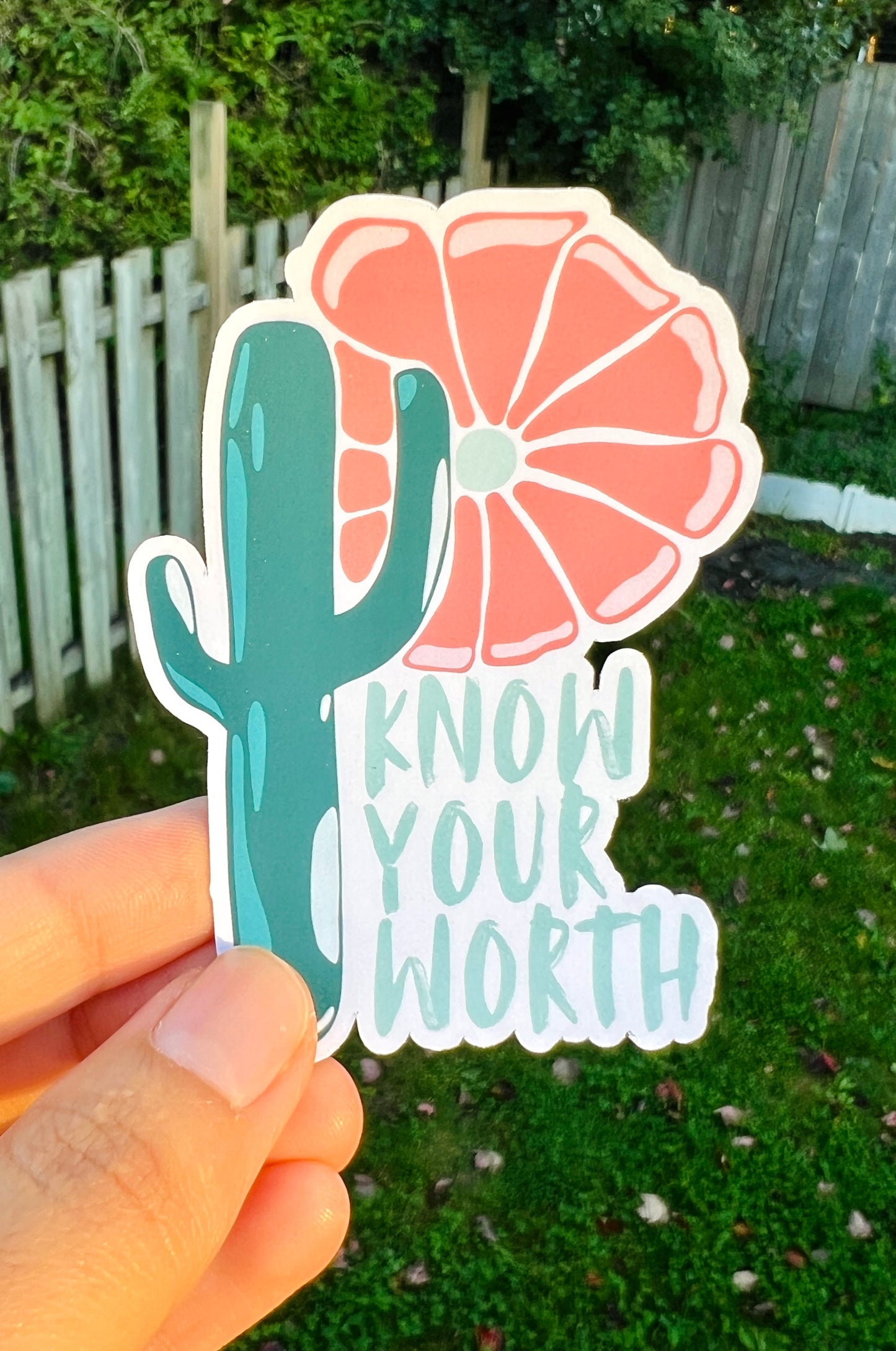 Know Your Worth - Vinyl Sticker