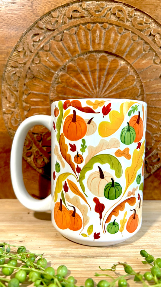 Pumpkin Patch - 15oz Ceramic Mug