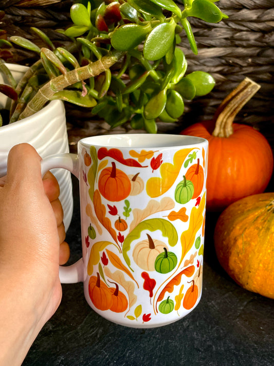 Pumpkin Patch - 15oz Ceramic Mug