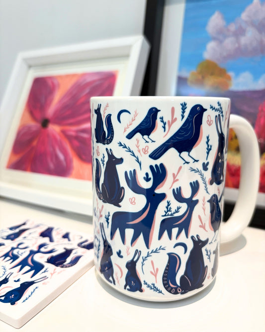 Nordic Animals Wonder - 15oz Ceramic Mug