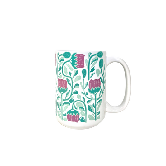 Blooming in the Wild - Noon - 15oz Ceramic Mug