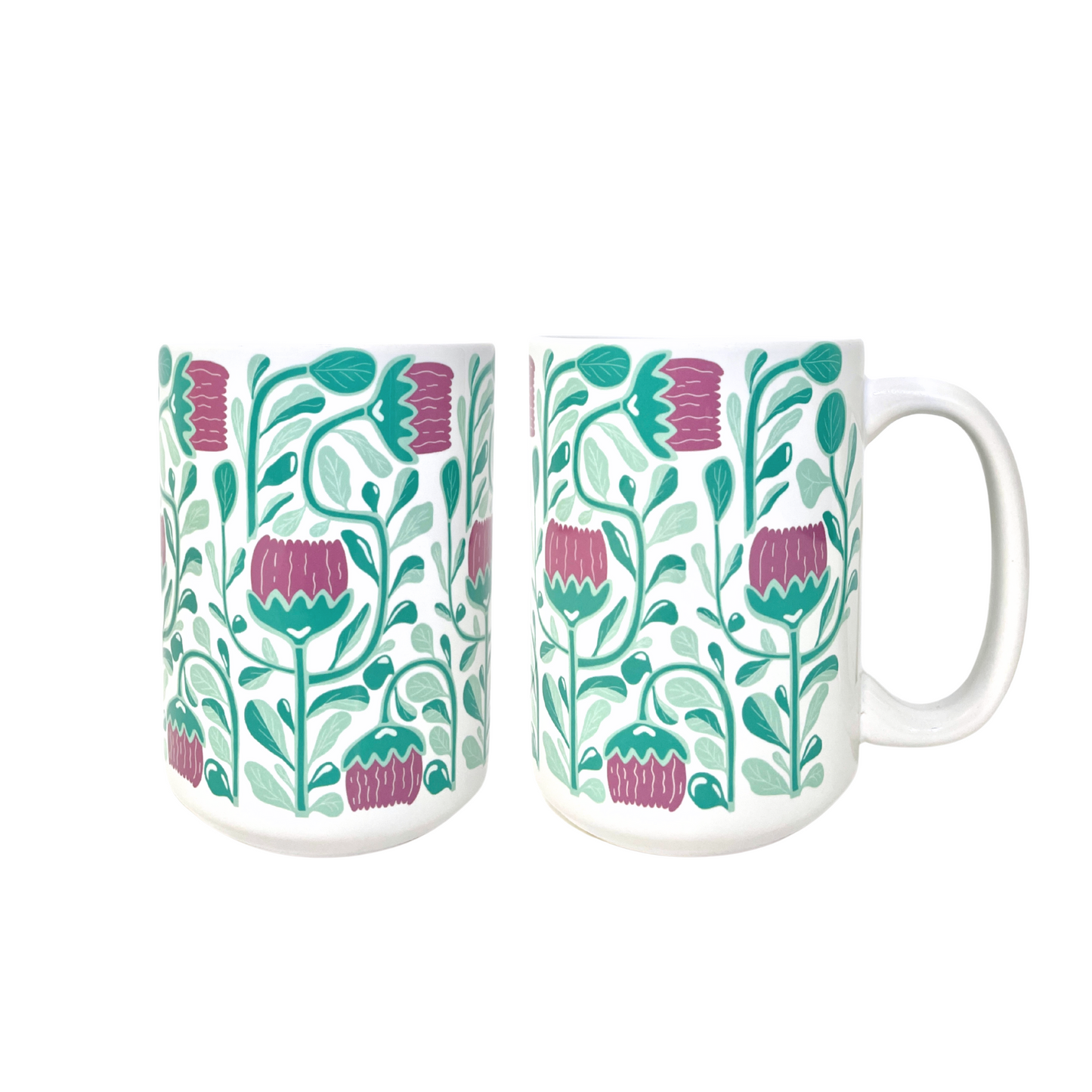 Blooming in the Wild - Noon - 15oz Ceramic Mug
