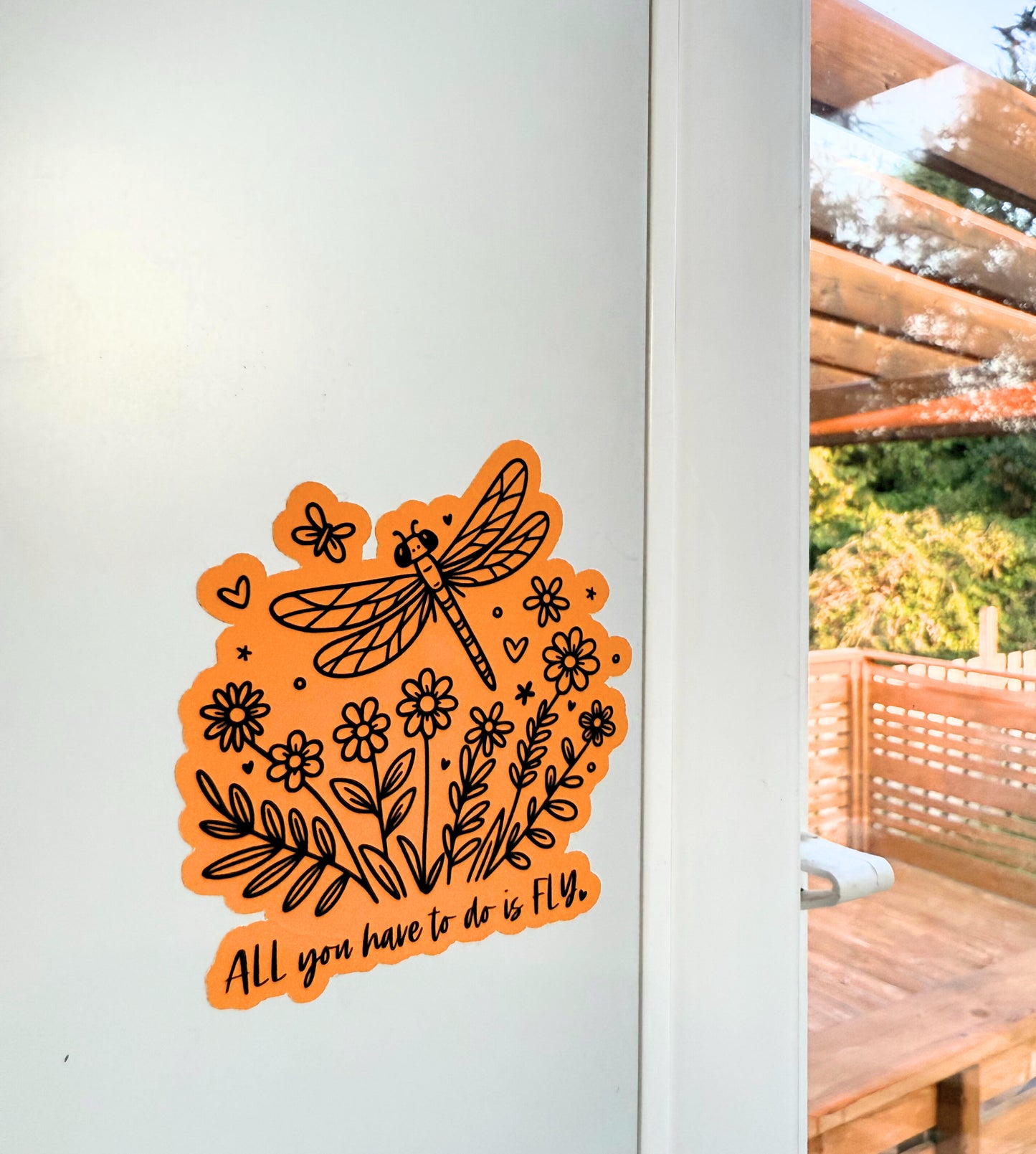 All You Have to do is Fly - Vinyl Sticker