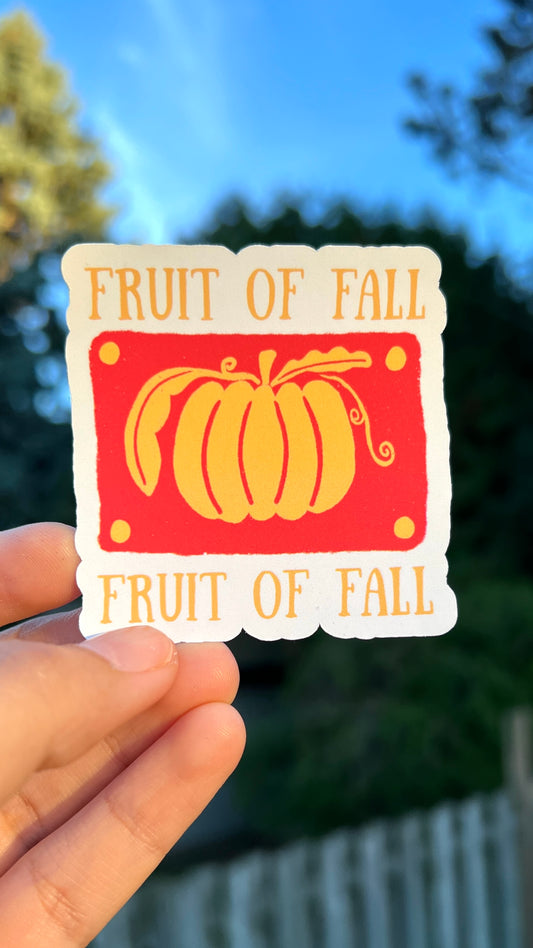 Fruit of Fall - Vinyl Sticker
