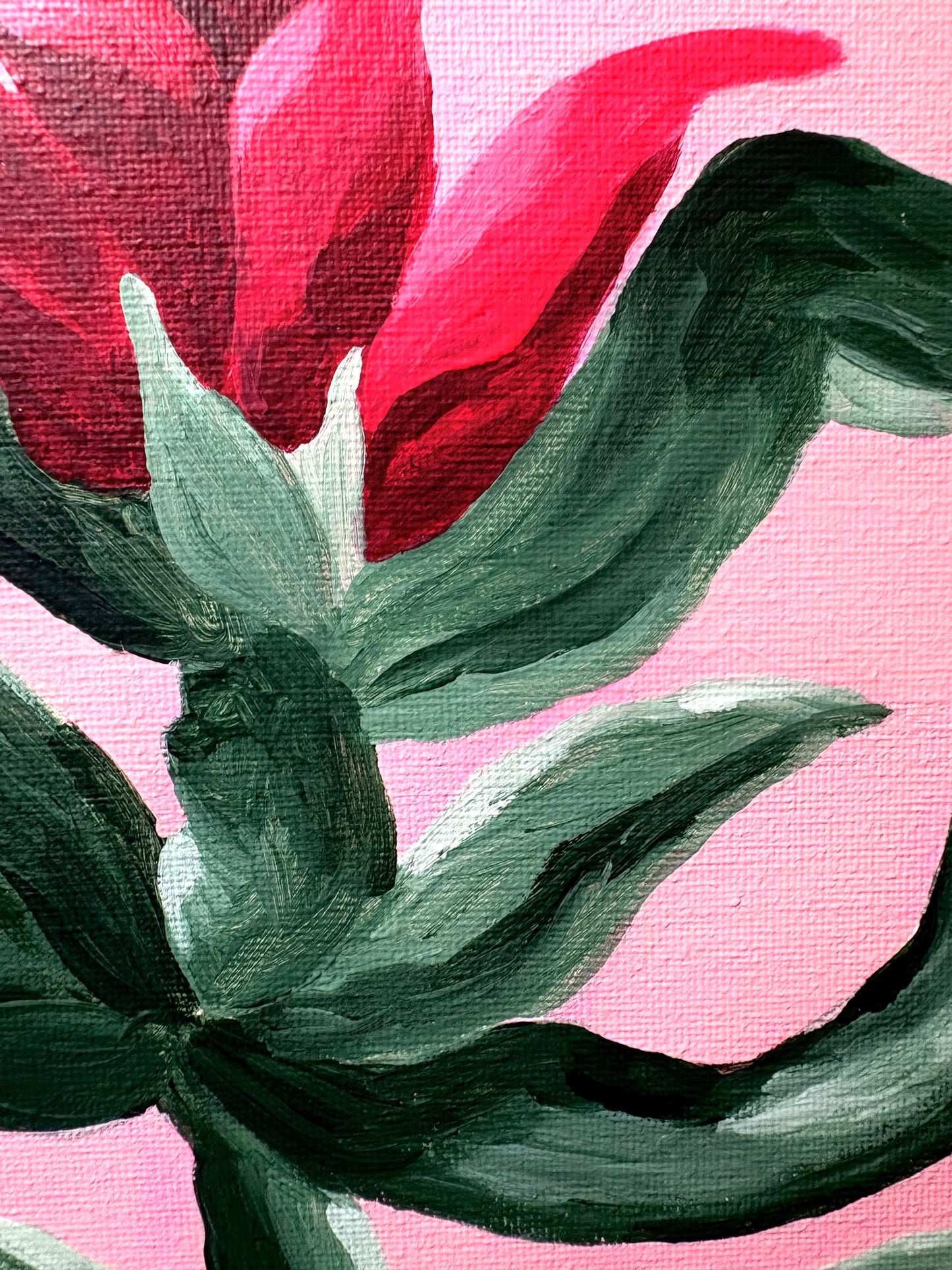 A Mother's Presence - Acrylic Painting