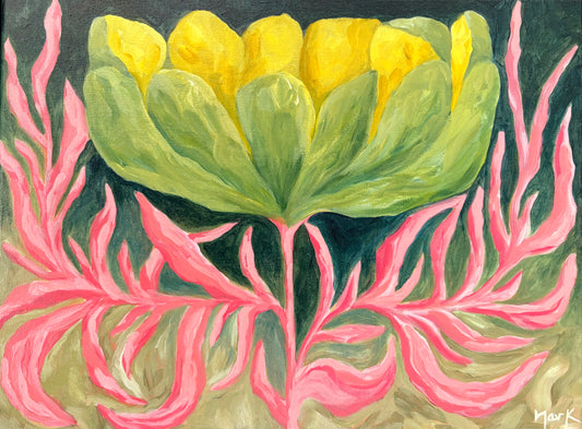 Radiant Self - Acrylic Painting