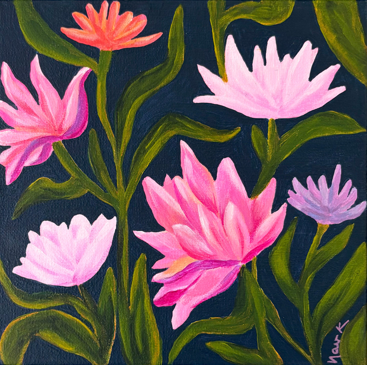 Morning Meditation - Acrylic Painting