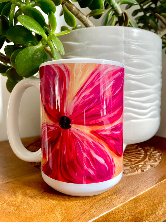 Pink Blossom - 15oz Ceramic Mug