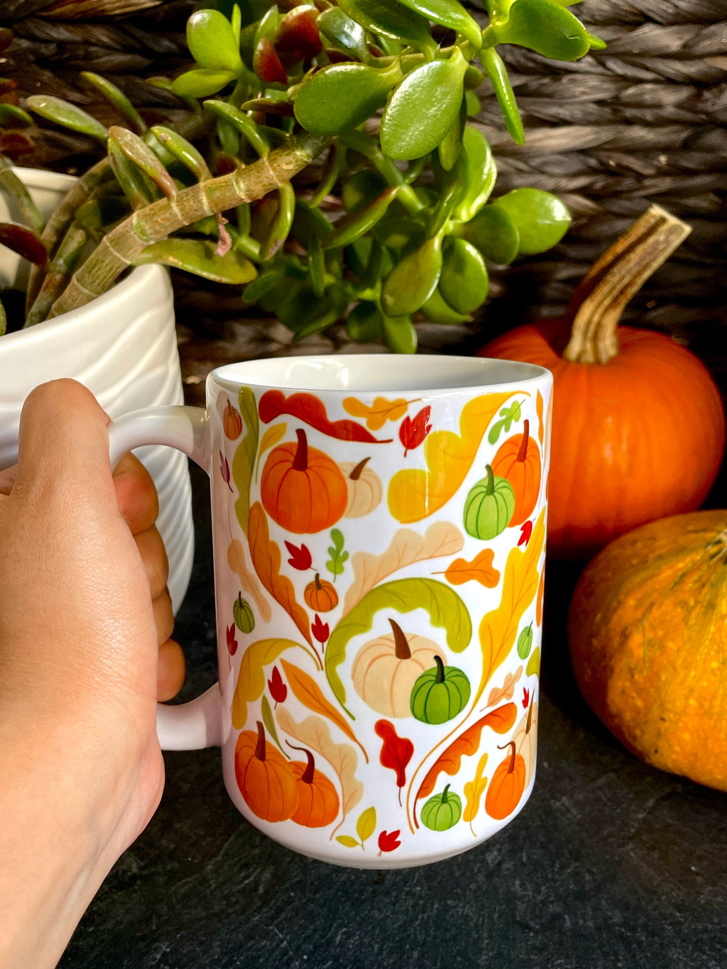 Pumpkin Patch - 15oz Ceramic Mug