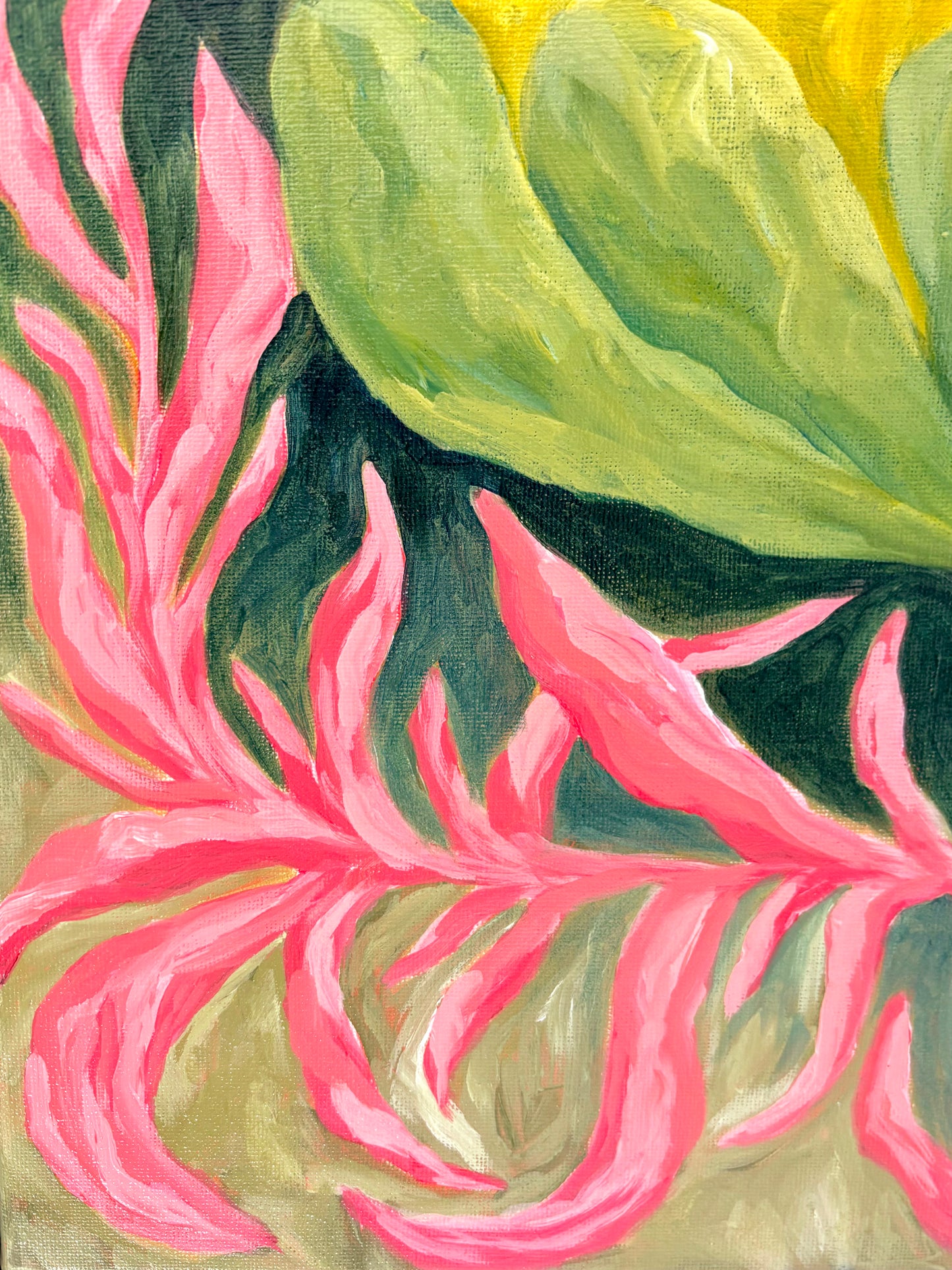 Radiant Self - Acrylic Painting
