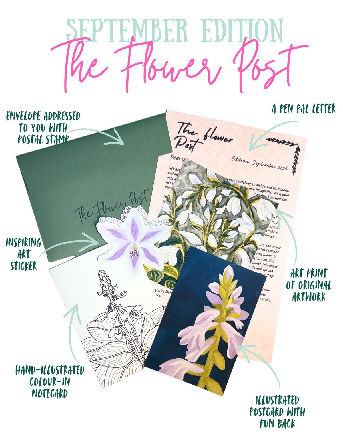 The Flower Post - Monthly Mail Club