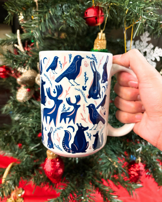 Nordic Animals Wonder - 15oz Ceramic Mug