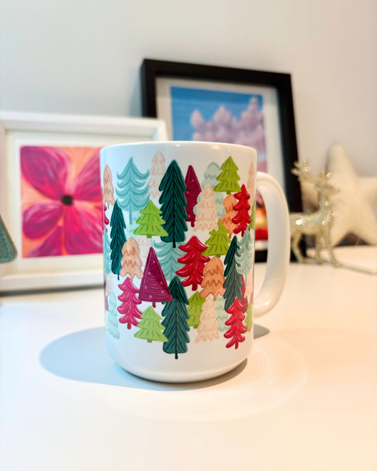 Winter Trees - 15oz Ceramic Mug